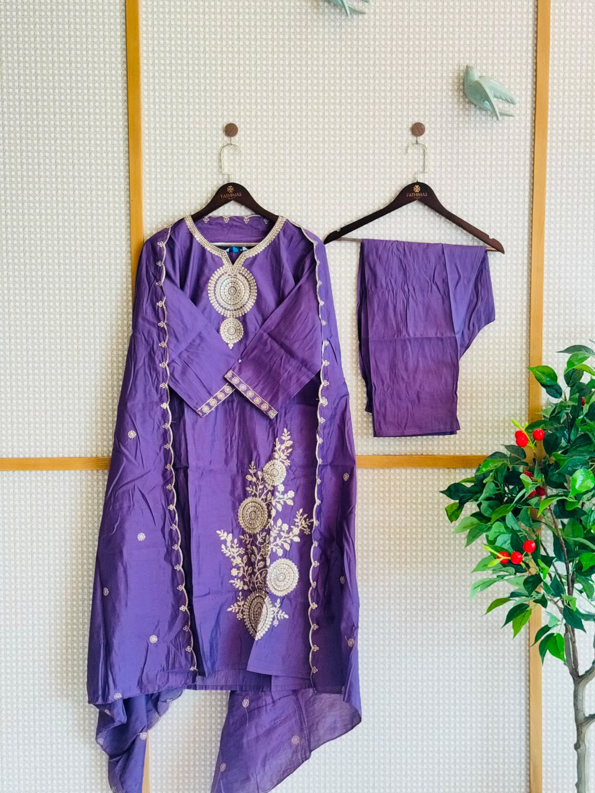 chanderi churidhar