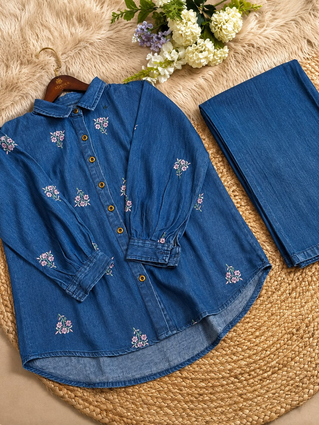 denim co-ord set