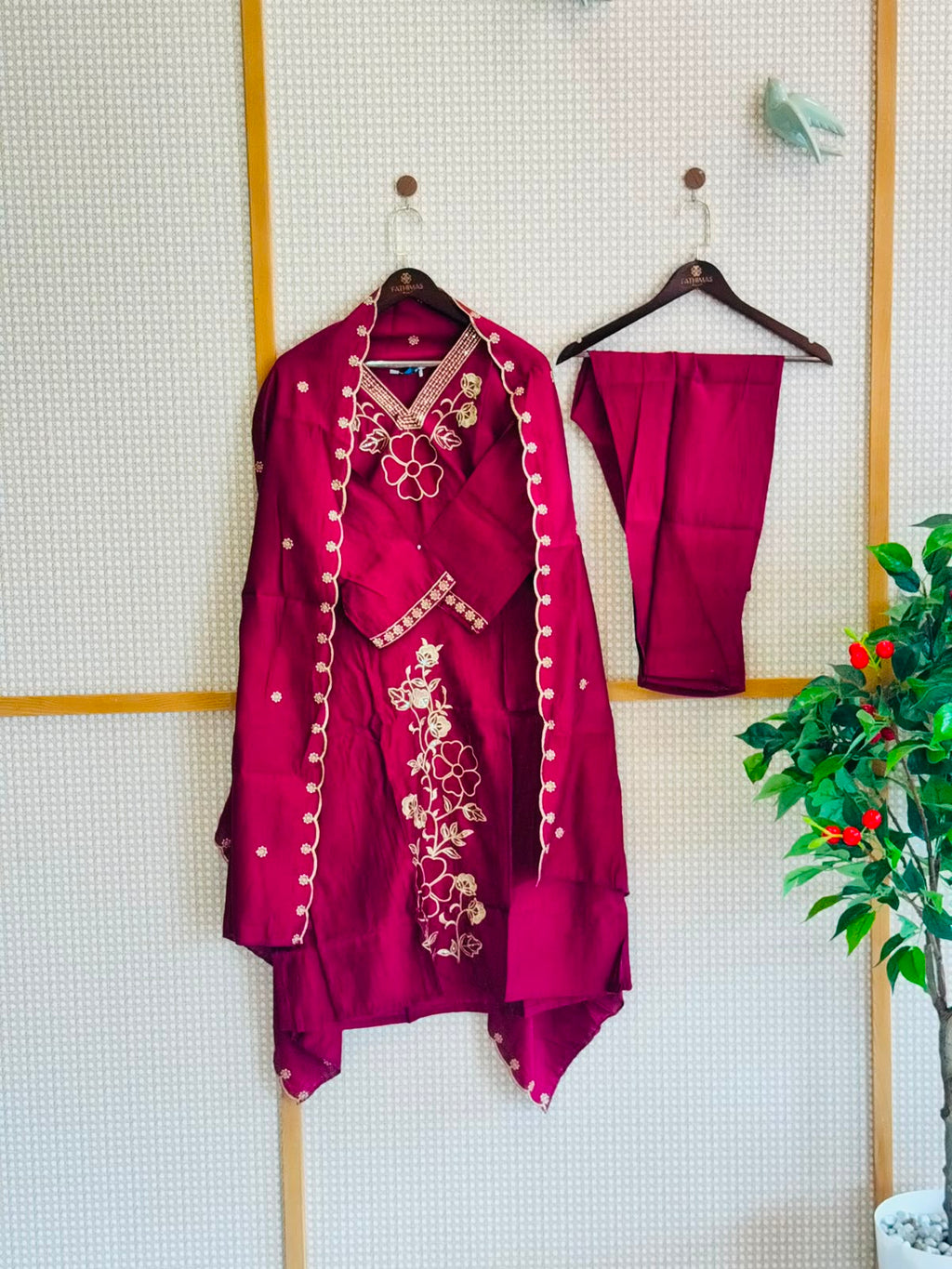 chanderi churidhar