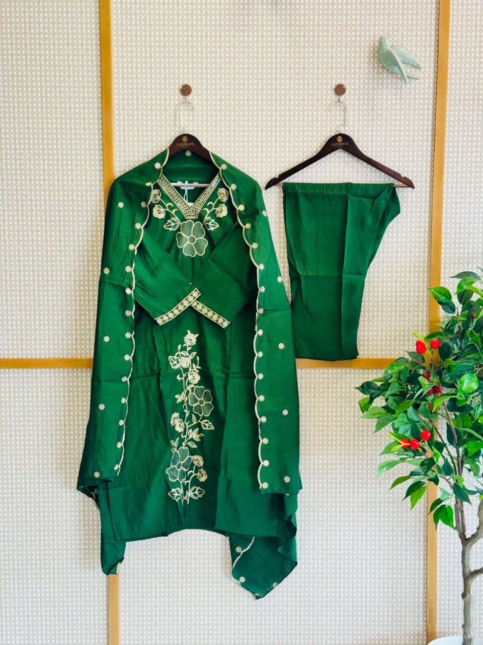 chanderi churidhar