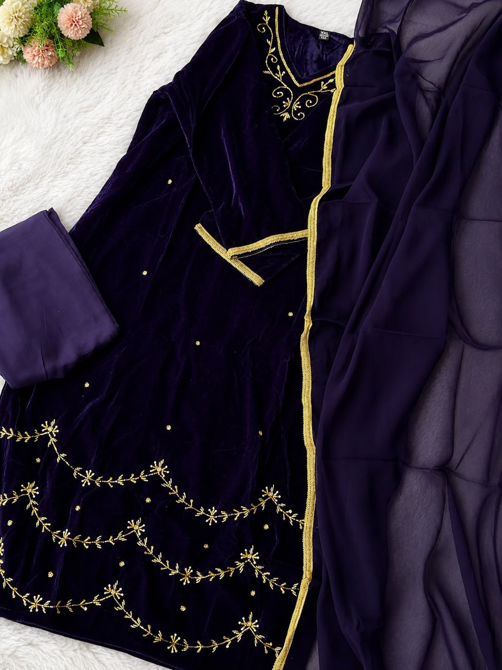 velvet suit