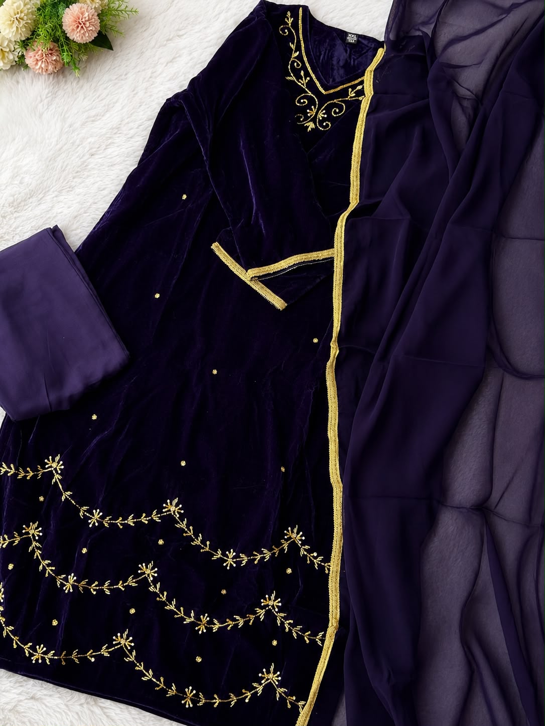 velvet suit