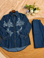 denim co-ord set