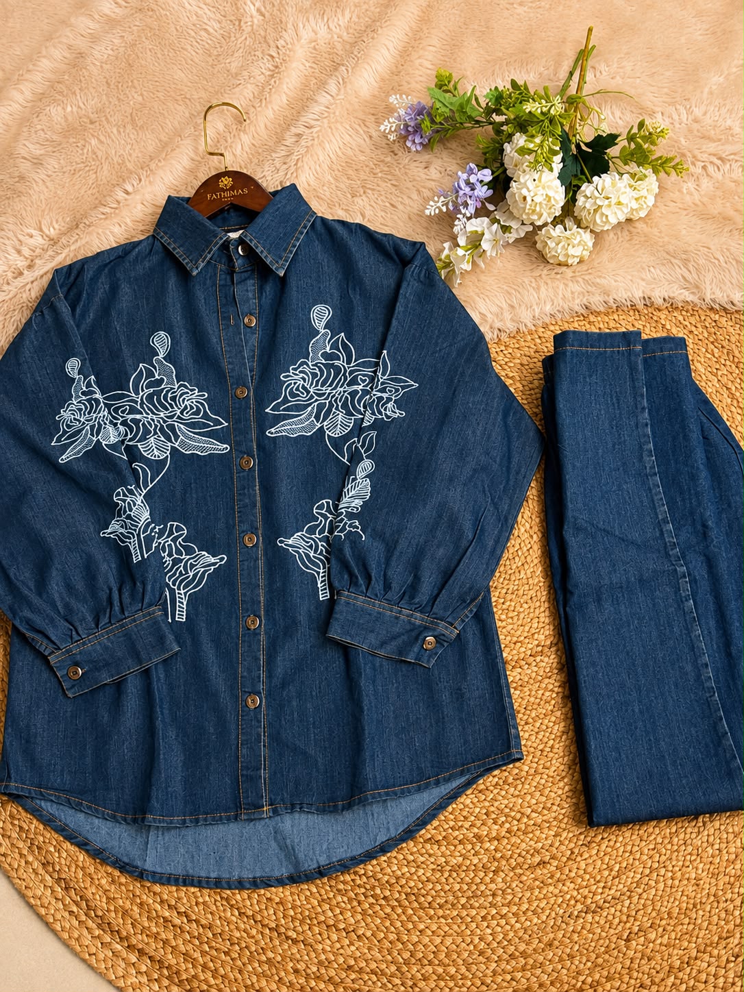 denim co-ord set