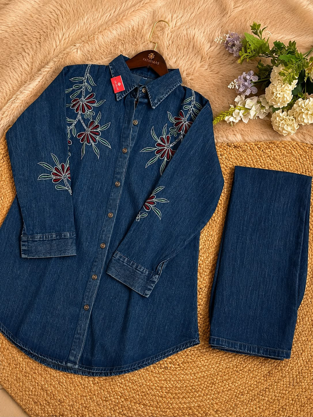 denim co-ord set