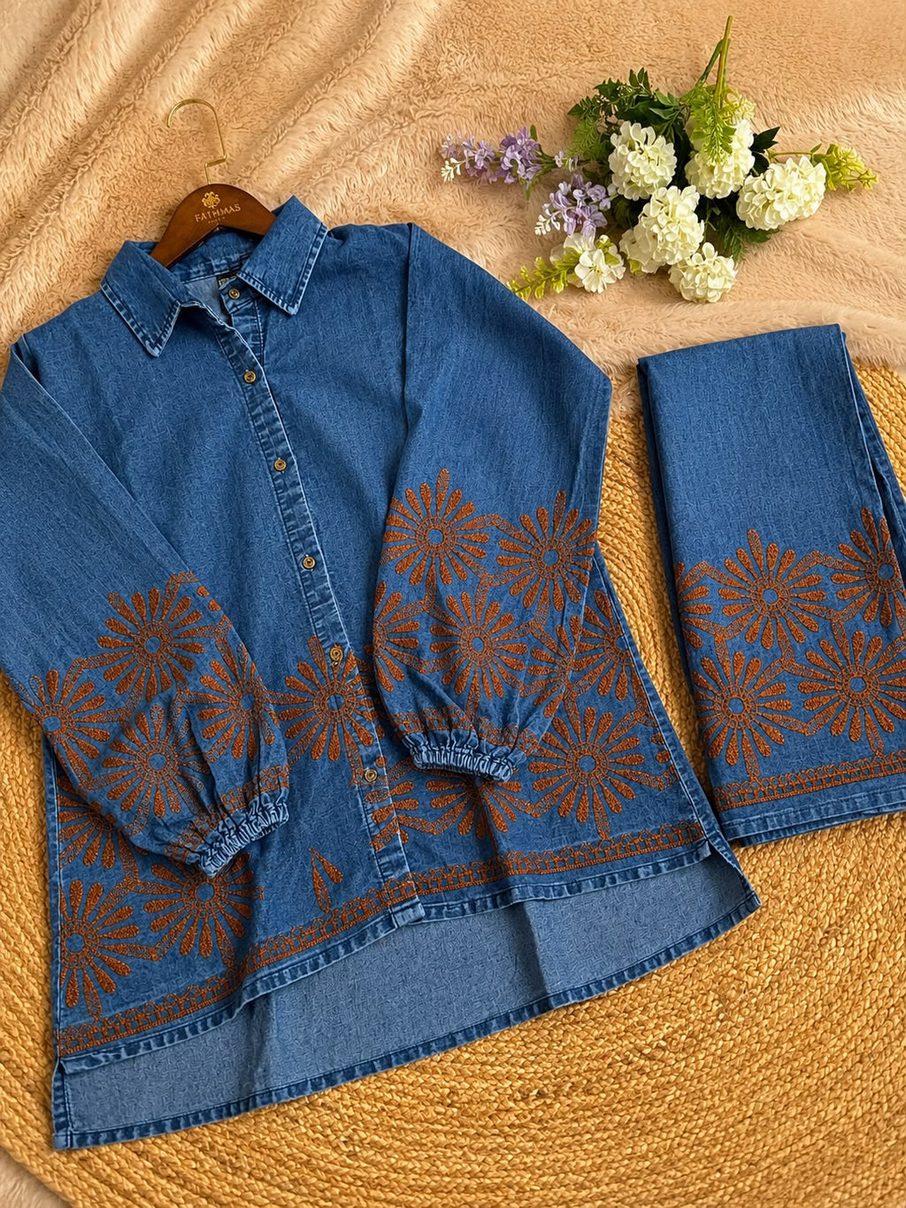 denim co-ord set