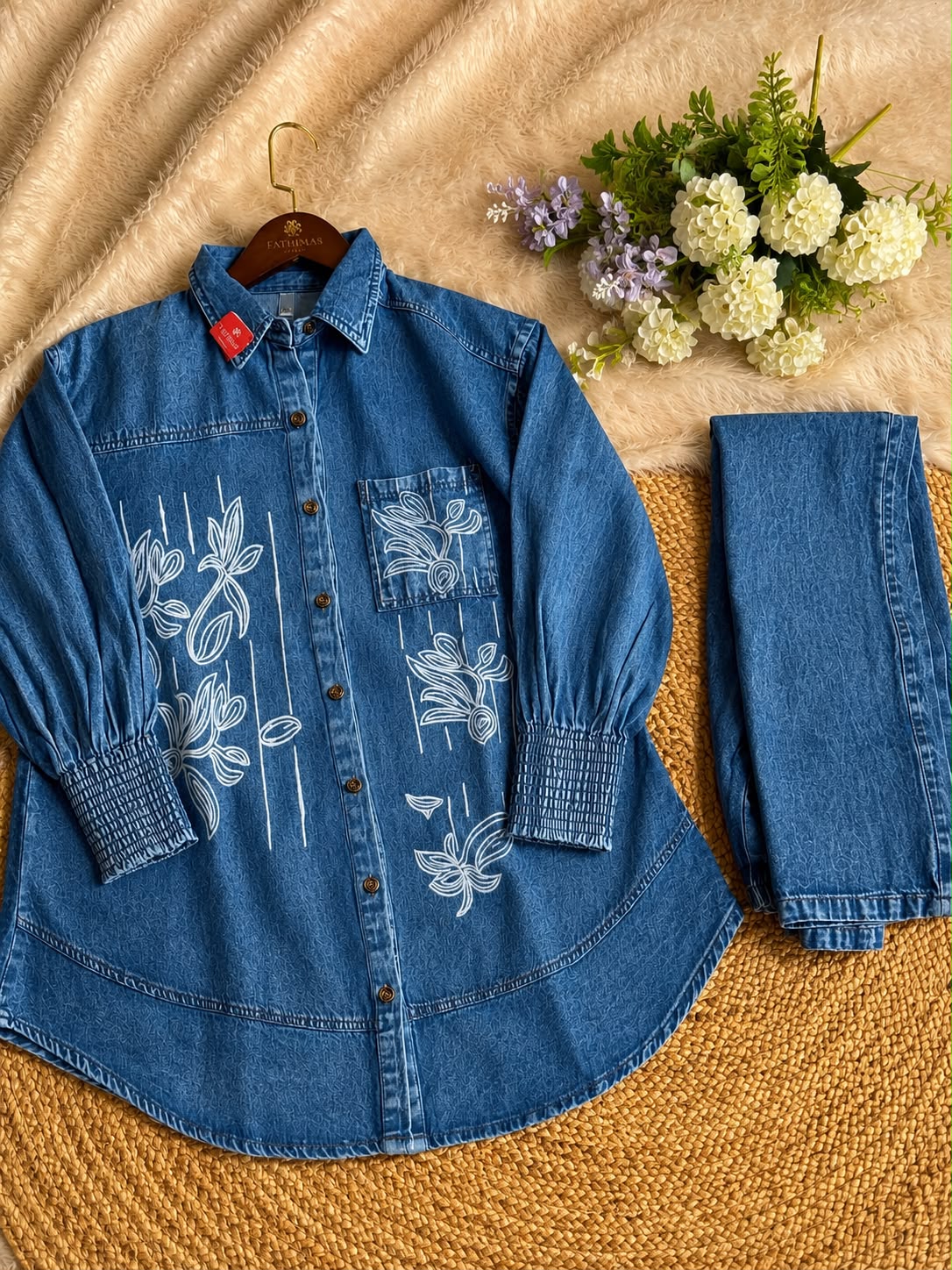 denim co-ord set