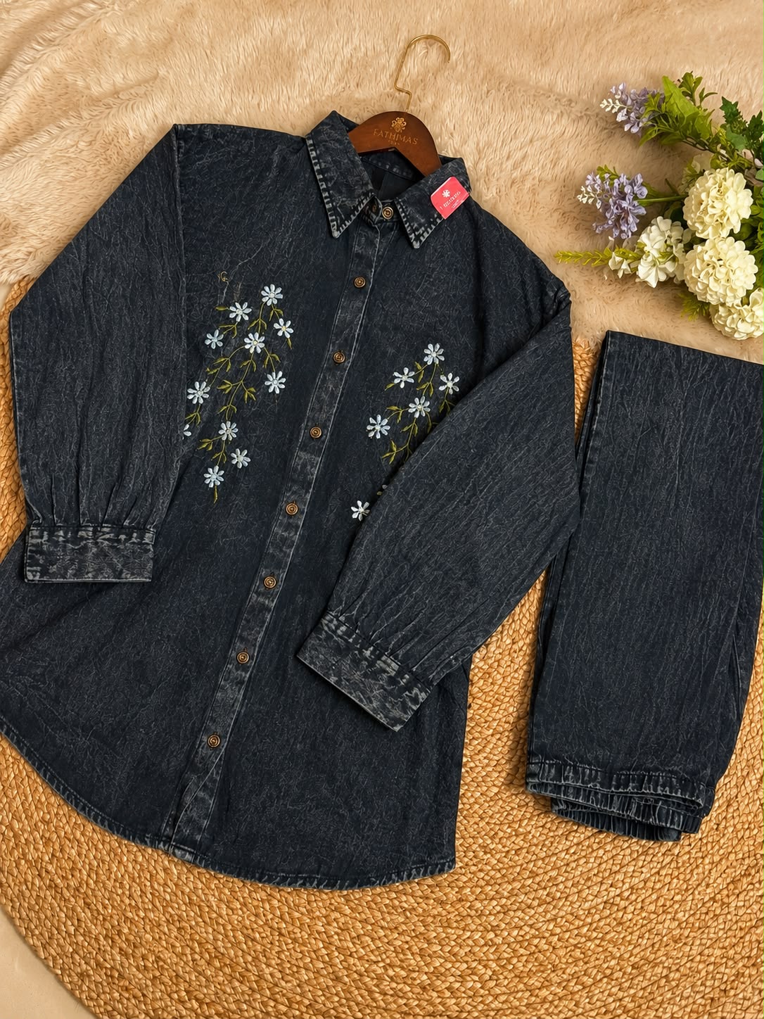 denim co-ord set